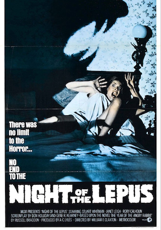 poster for the movie night of the lepus