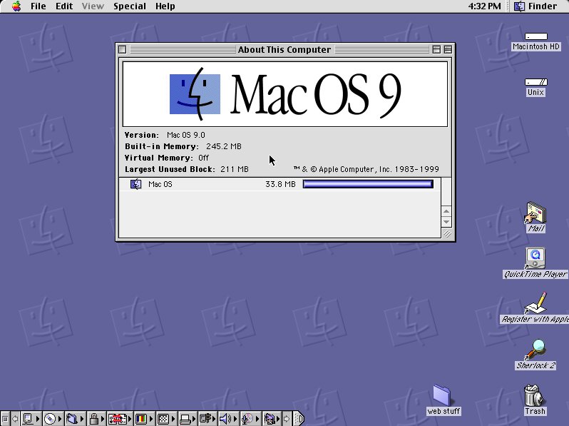 Screen Shot of g3emu running.