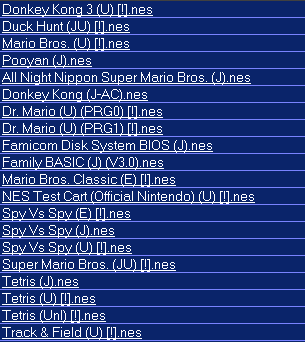 list